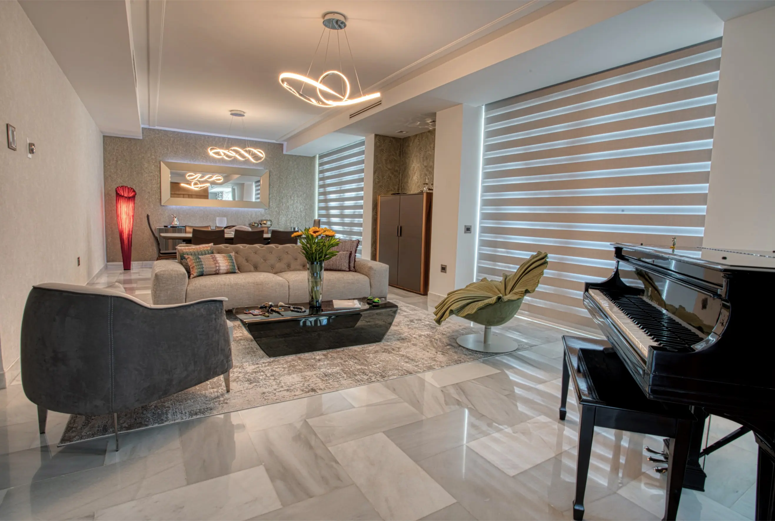 Complete view of the living room