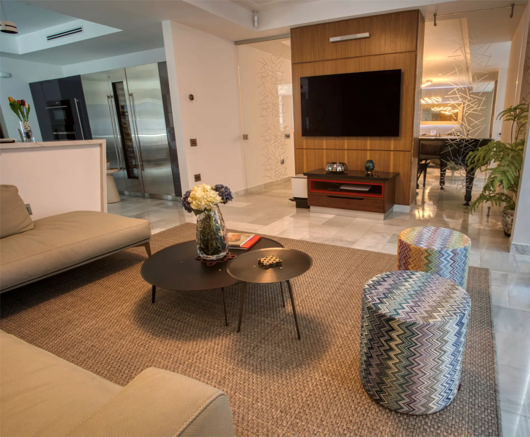 Open living room